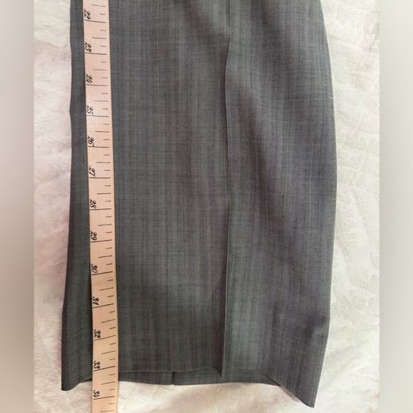 Theory Mens Gray Stripe Wool Pants size 33x33 Flat Front Jace s/durant trousers - Picture 8 of 8